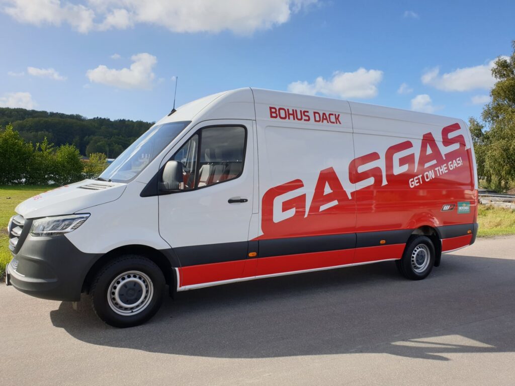 Nuvarande bild: Fordonsdekor Sprinter GAS GAS
